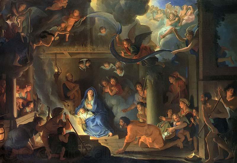 Charles le Brun Adoration by the Shepherds France oil painting art